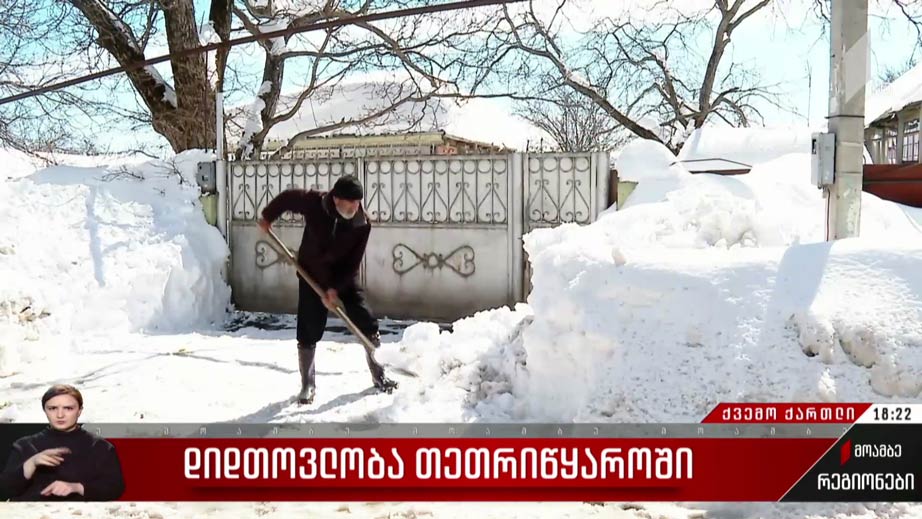 დიდთოვლობა თეთრიწყაროში