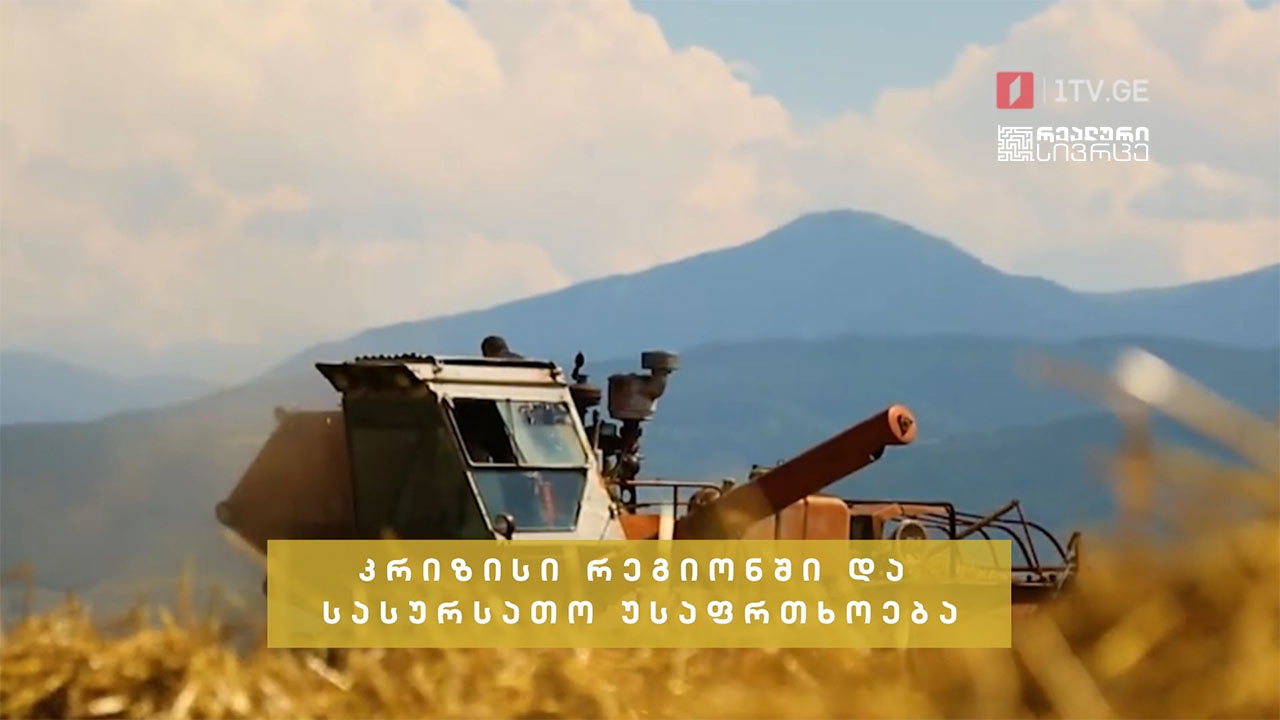 რეალური სივრცე - კრიზისი რეგიონში და სასურსათო უსაფრთხოება, როგორც გამოწვევა #LIVE