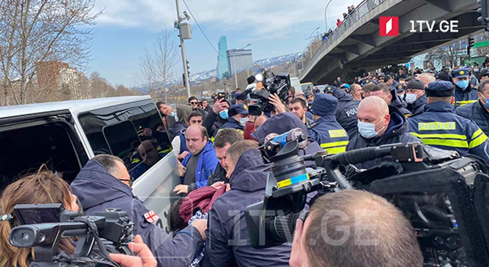 Citizens protest against fuel price hike in Tbilisi