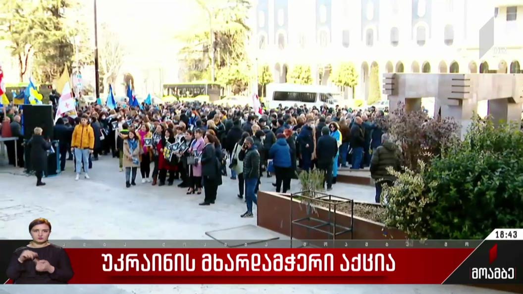 უკრაინის მხარდამჭერი აქცია