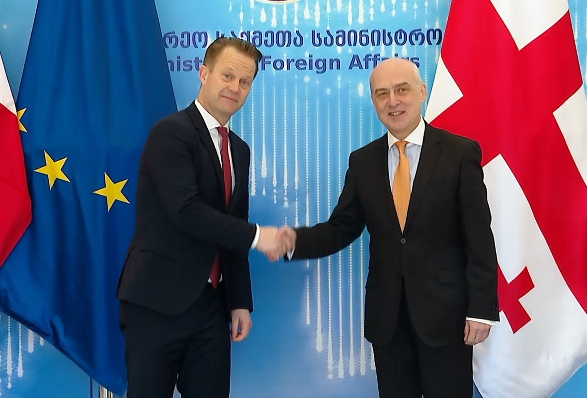 დავით ზალკალიანი დანიის სამეფოს საგარეო საქმეთა მინისტრს შეხვდა