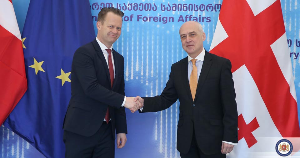 დავით ზალკალიანი დანიის საგარეო საგარეო საქმეთა მინისტრს შეხვდა