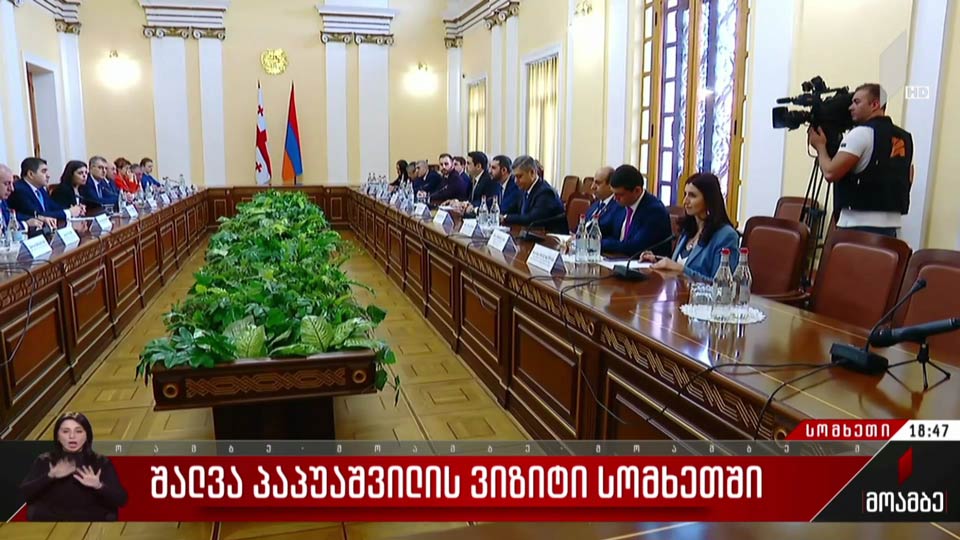 შალვა პაპუაშვილის ვიზიტი სომხეთში