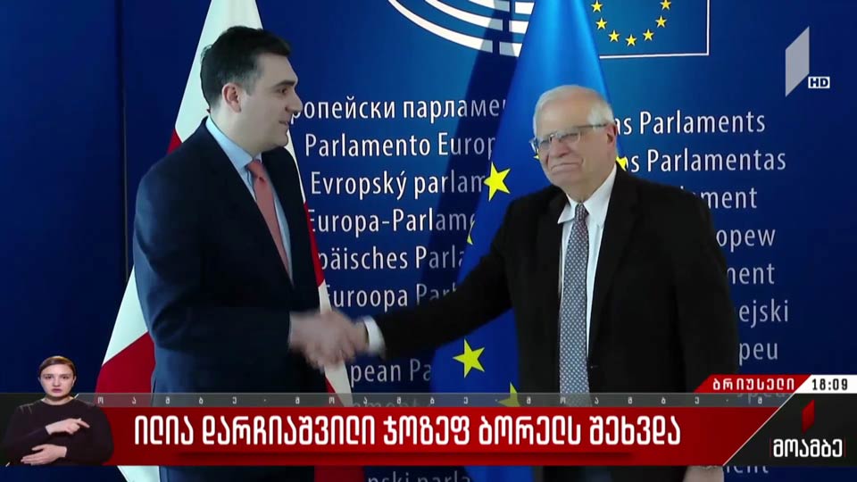 ილია დარჩიაშვილი ჟოზეფ ბორელს შეხვდა