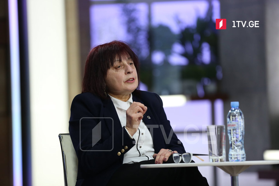 საზოგადოებრივი მაუწყებლის მეურვეობის კანდიდატთა შესარჩევი კომისიის გასაუბრება არინა თავაქარაშვილთან