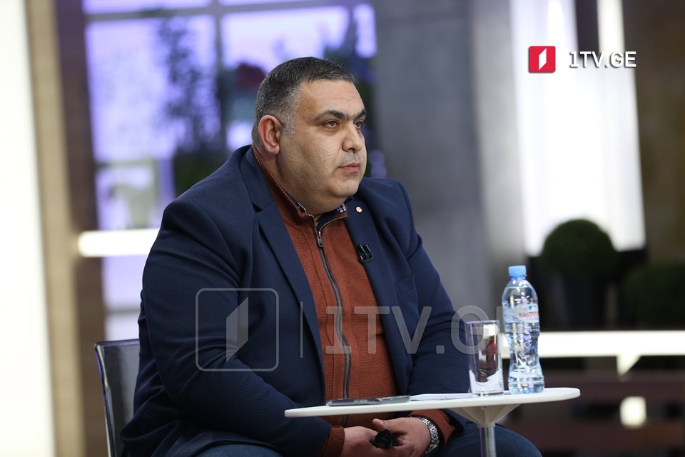 საზოგადოებრივი მაუწყებლის მეურვეობის კანდიდატთა შესარჩევი კომისიის გასაუბრება ალექსი ნონიაძესთან