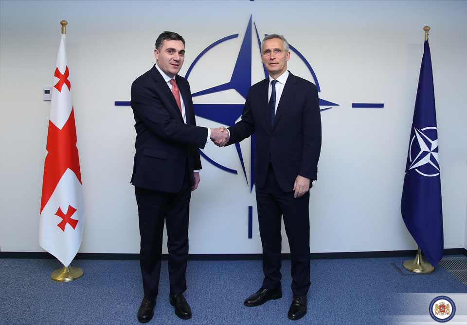 Georgian FM thanks Stoltenberg for inviting Georgia to NATO Foreign Ministerial