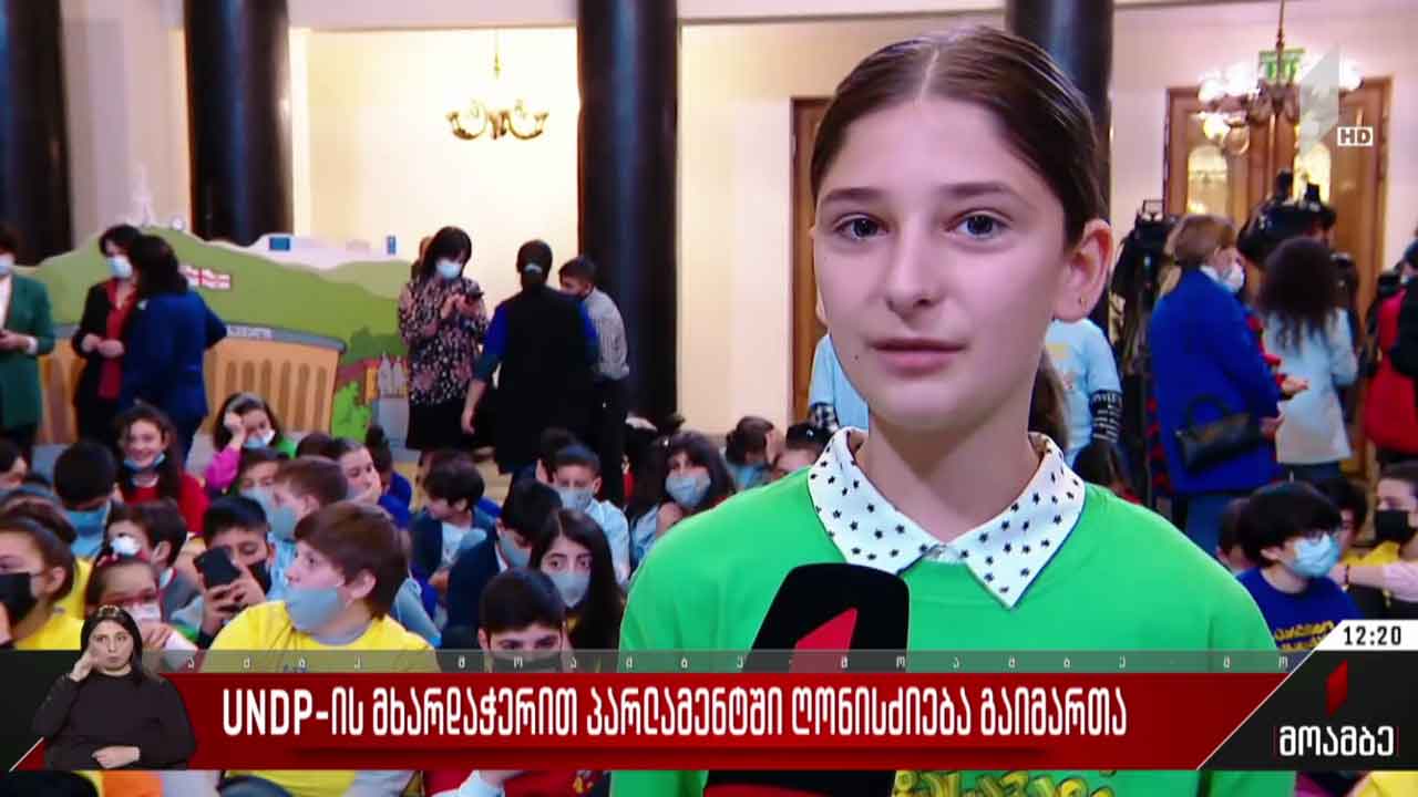 UNDP-ის მხარდაჭერით პარლამენტში ღონისძიება გაიმართა