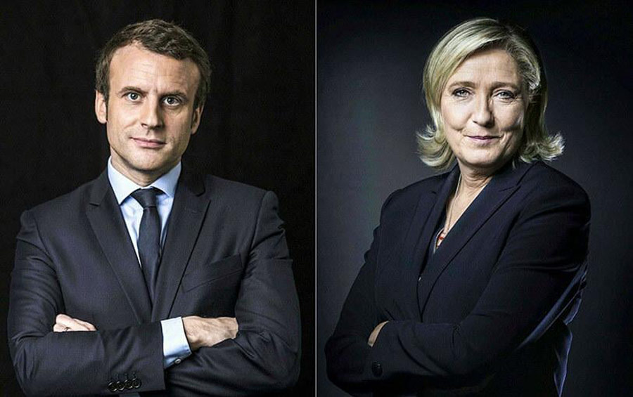 ეგზიტპოლების თანახმად, საფრანგეთის საპრეზიდენტო არჩევნებში ემანუელ მაკრონმა ხმათა 28.1 პროცენტი მიიღო, მარინ ლე პენმა კი 23.3 პროცენტი
