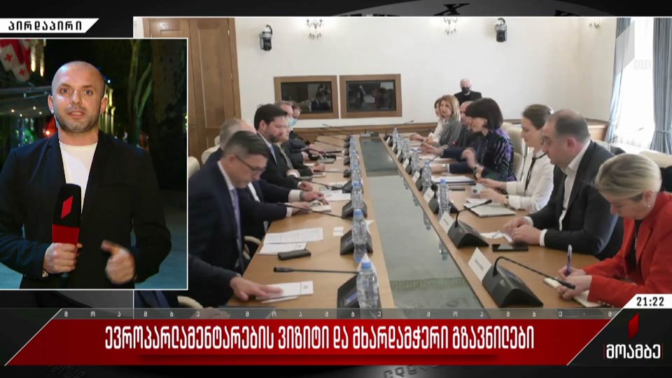 ევროპარლამენტარების ვიზიტი და მხარდამჭერი გზავნილები