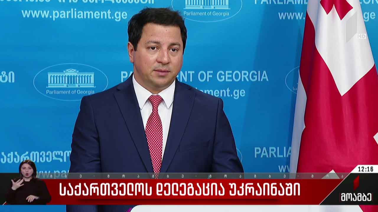 ქართული დელეგაცია უკრაინაში გასამგზავრებლად ემზადება