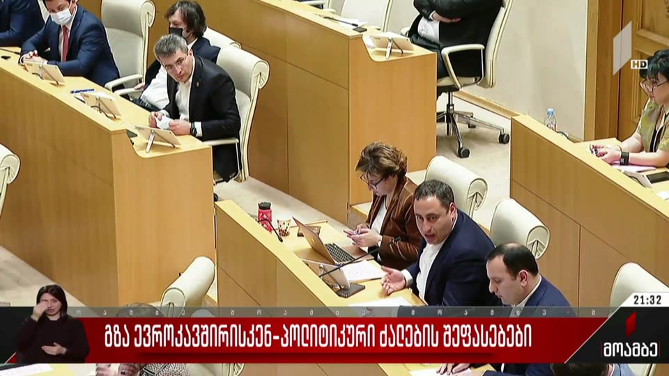 გზა ევროკავშირისკენ - პოლიტიკური ძალების შეფასებები