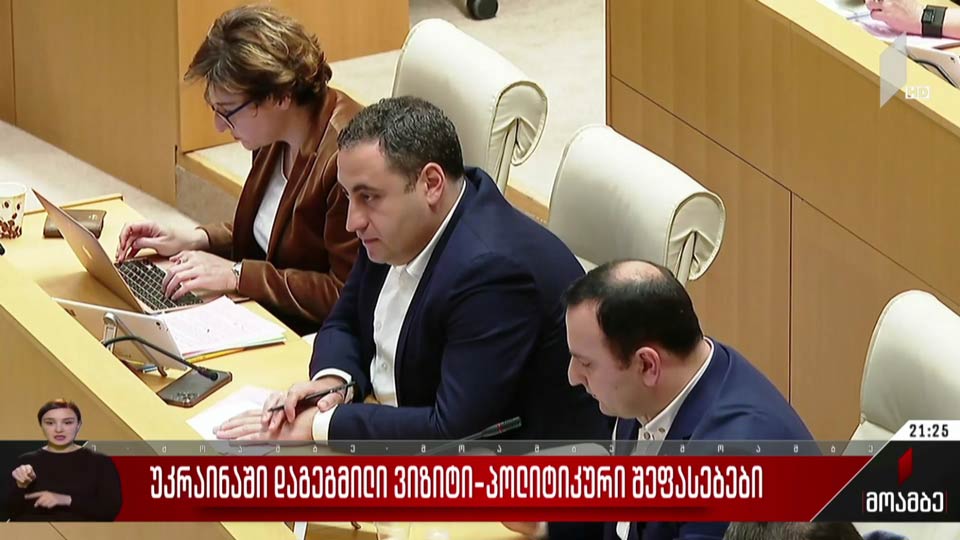 უკრაინაში დაგეგმილი ვიზიტი - პოლიტიკური შეფასებები