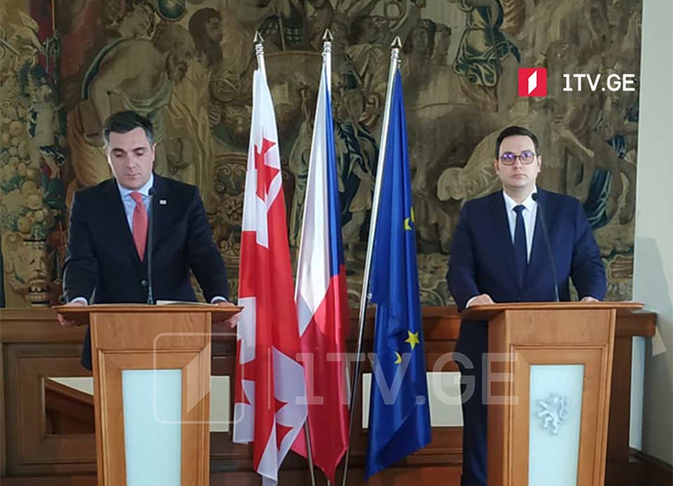 ილია დარჩიაშვილი - ვაფასებთ ჩეხეთის მზადყოფნას, მხარი დაუჭიროს საქართველოს მისწრაფებებს