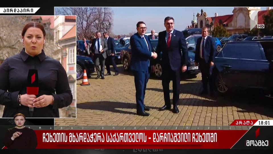ჩეხეთის მხარდაჭერა საქართველოს - დარჩიაშვილი ჩეხეთში