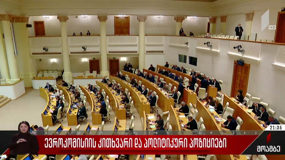 ევროკომისიის კითხვარი და პოლიტიკური პოზიციები