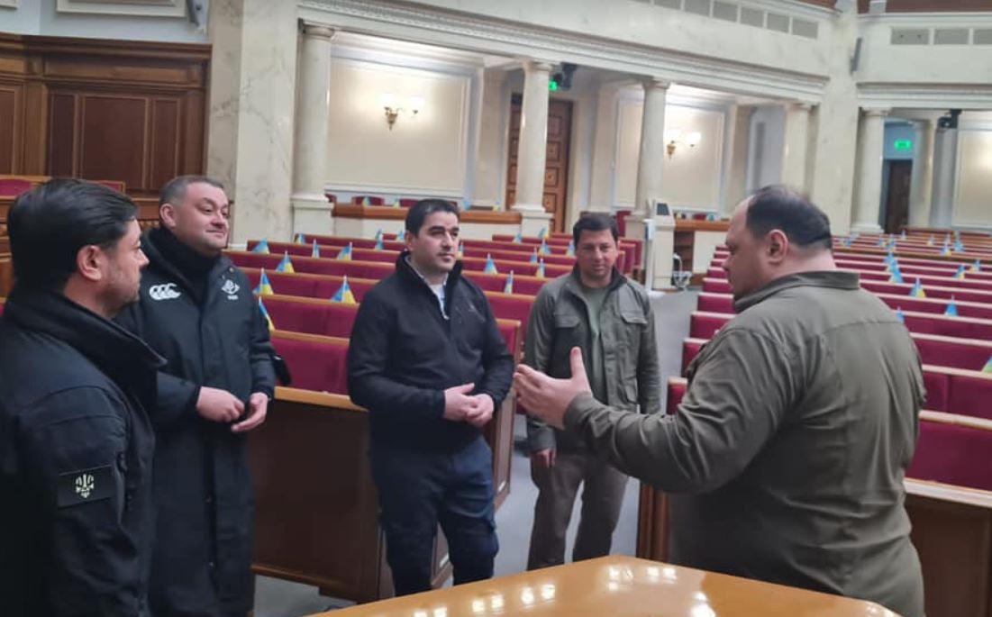 შალვა პაპუაშვილი - ჩემთვის პატივია გმირ კიევში ყოფნა, მინდა, მადლიერება გამოვხატო რუსლან სტეფანჩუკისადმი, ომისა და ყოველდღიური დაბომბვის მიუხედავად, დელეგაციის მასპინძლობისთვის [ვიდეო]