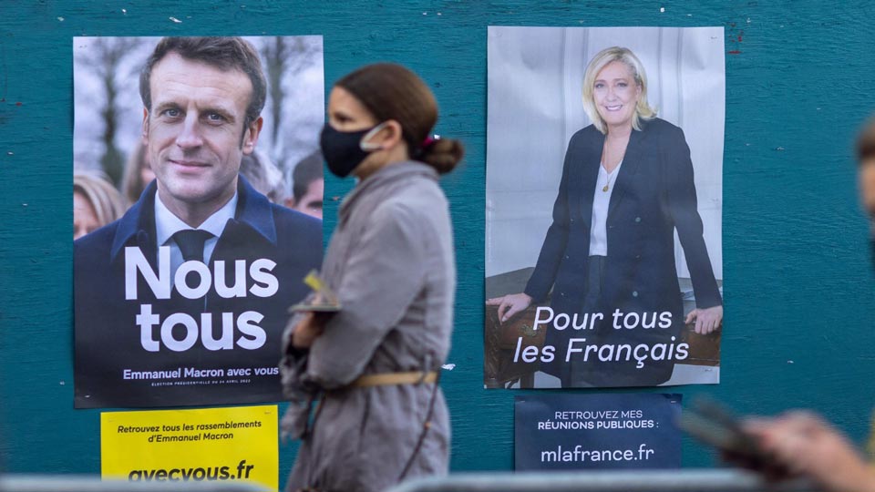 საფრანგეთში საპრეზიდენტო არჩევნების მეორე ტური მიმდინარეობს
