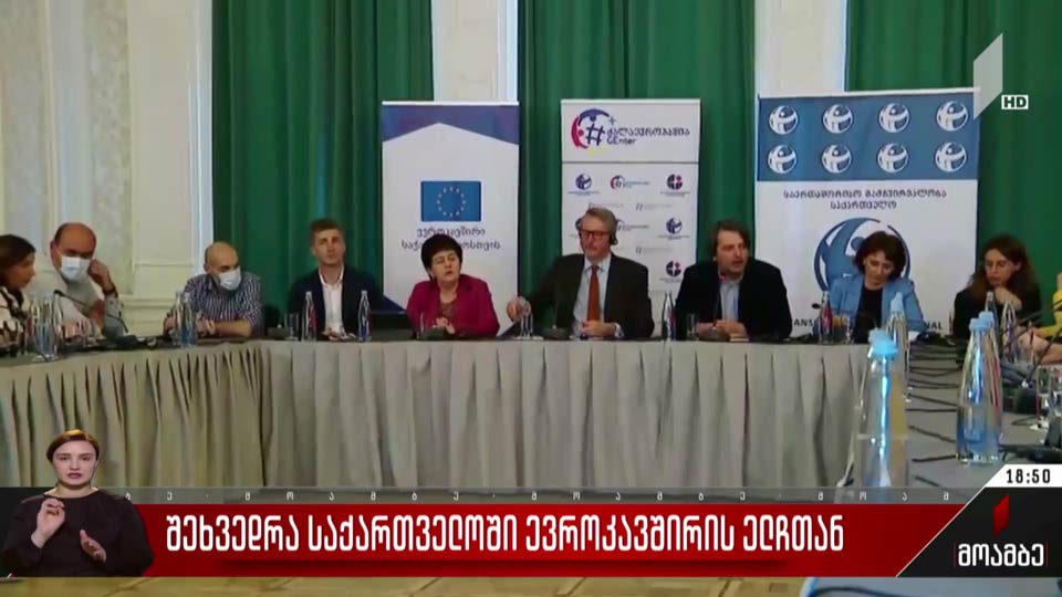შეხვედრა საქართველოში ევროკავშირის ელჩთან