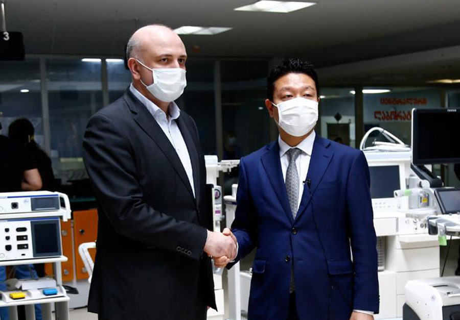 რესპუბლიკურ საავადმყოფოს იაპონიის მთავრობისგან 1.8 მილიონი დოლარის ღირებულების ახალი სამედიცინო ტექნიკა გადაეცა