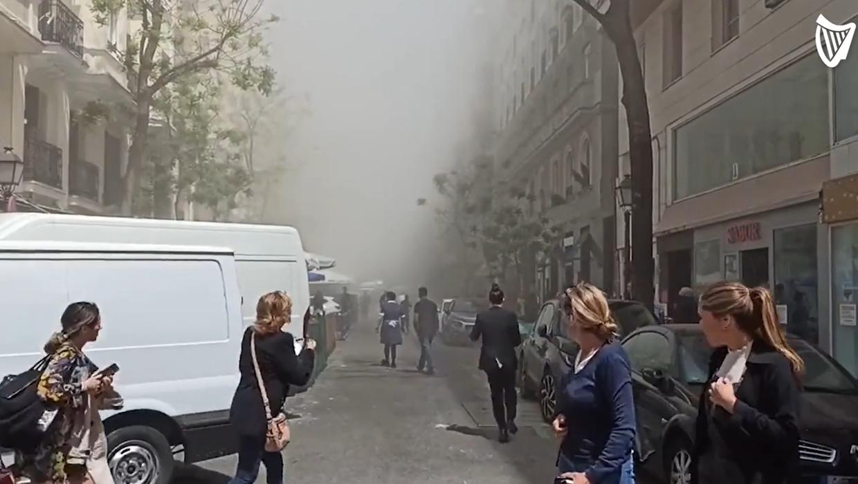 მადრიდის ცენტრში, ოთხსართულიან შენობაში ძლიერი აფეთქება მოხდა, დაშავებულია 17 ადამიანი