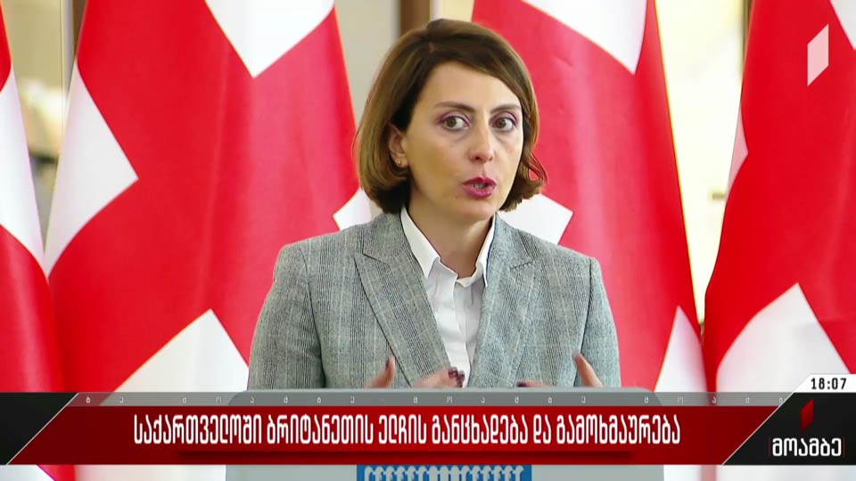 საქართველოში ბრიტანეთის ელჩის განცხადება და გამოხმაურება