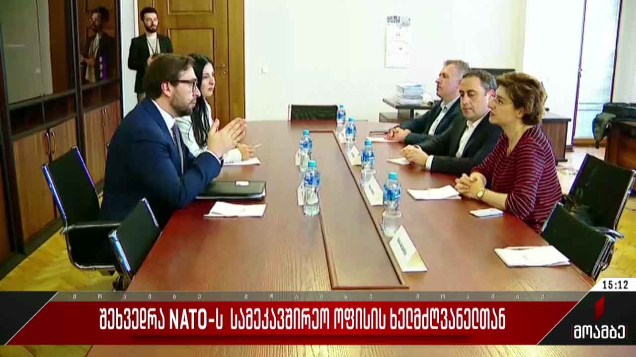 შეხვედრა NATO-ს სამეკავშირეო ოფისის ხელმძღვანელთან