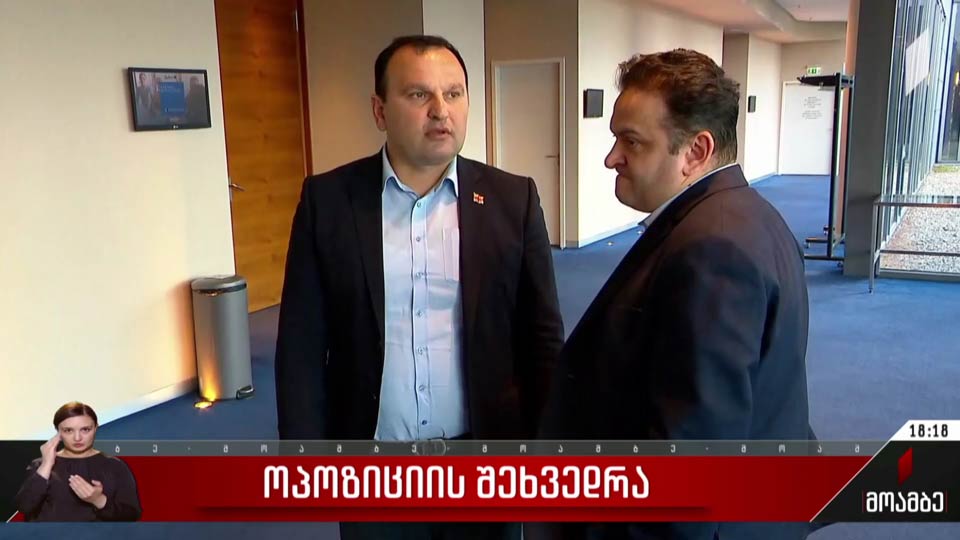 ოპოზიციის შეხვედრა