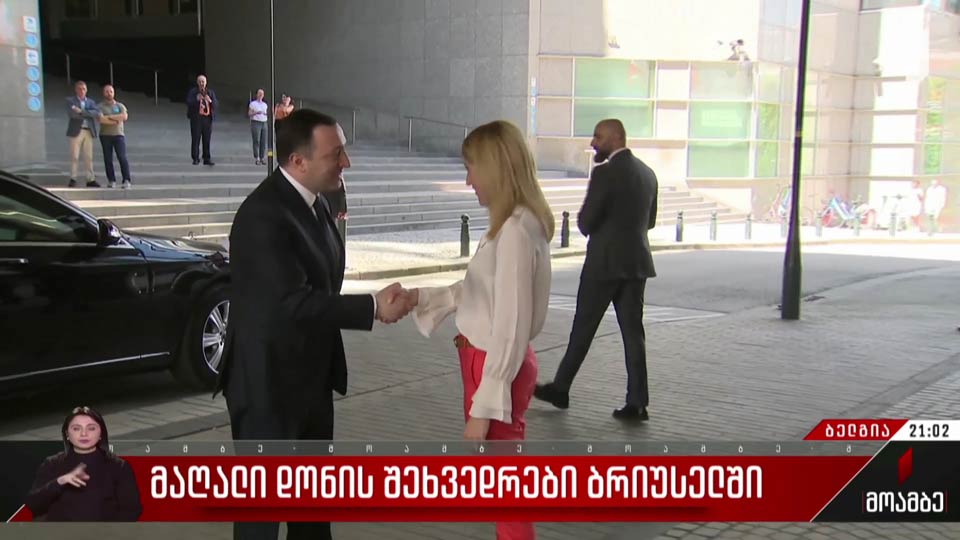 მაღალი დონის შეხვედრები ბრიუსელში