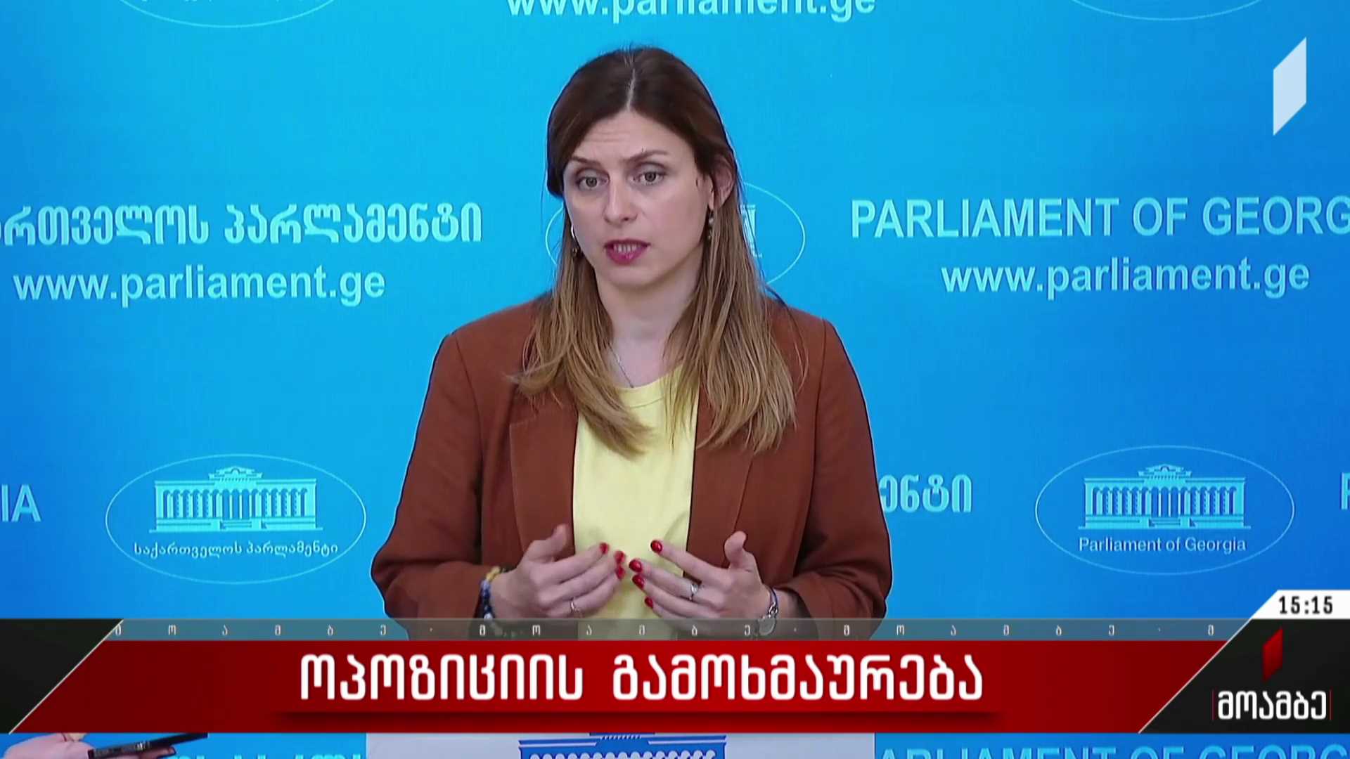  ოპოზიციის გამოხმაურება