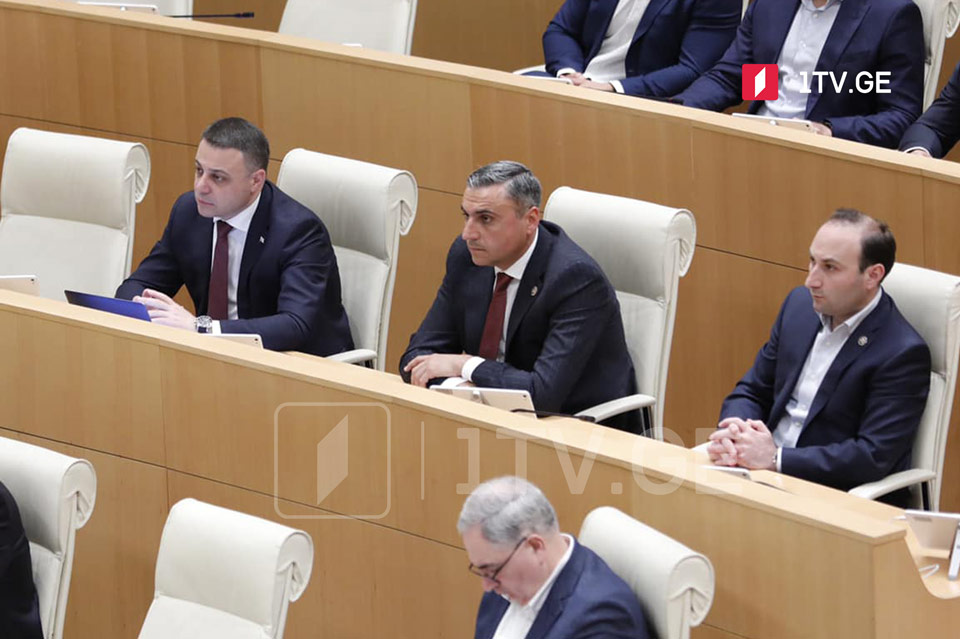 პოლიტიკური განცხადებები პარლამენტში