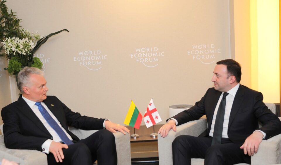 ირაკლი ღარიბაშვილი ლიეტუვის პრეზიდენტ გიტანას ნაუსედას შეხვდა