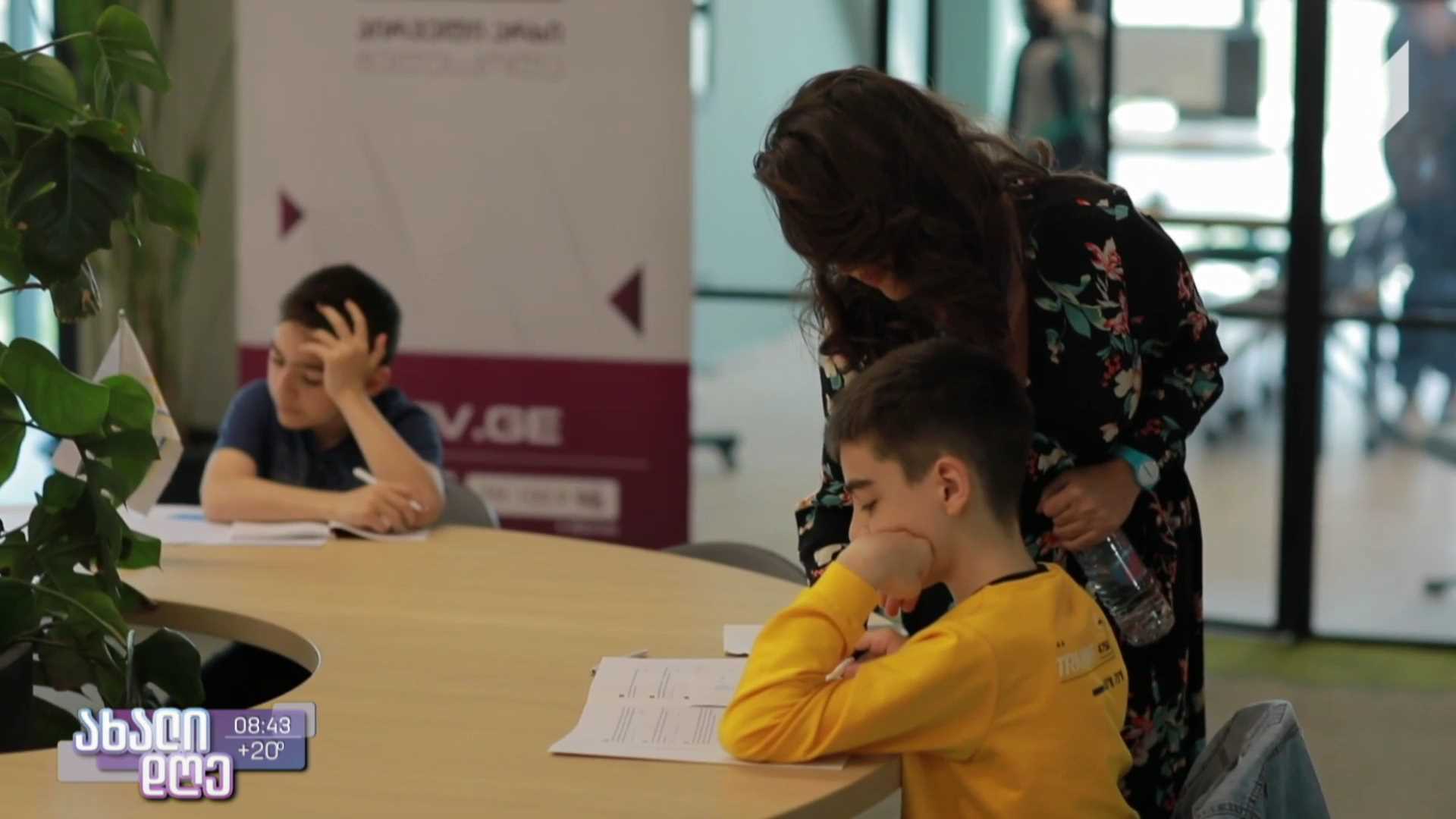 საქართველოს პირველი არხის „ტელესკოლის“ ეგიდით, მათემატიკის ონლაინოლიმპიადა პირველად ჩატარდა