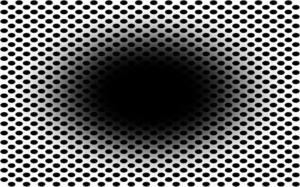ახალი ოპტიკური ილუზია გაგიჩენთ განცდას, თითქოს თქვენკენ შავი ხვრელი მოდის — #1tvმეცნიერება