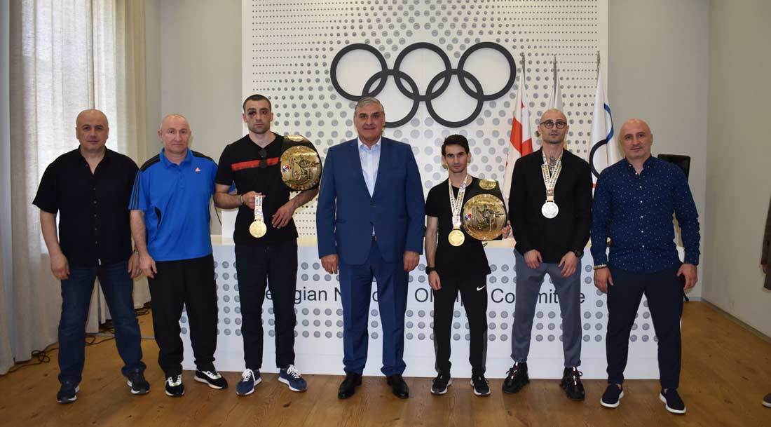 სეოკ-ის პრეზიდენტი მოკრივეებს შეხვდა #1TVSPORT