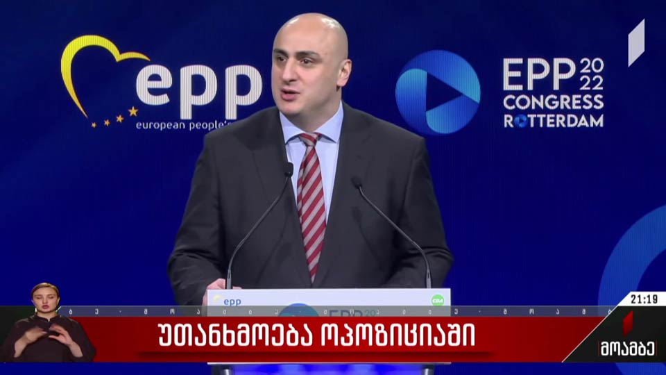 უთანხმოება ოპოზიციაში