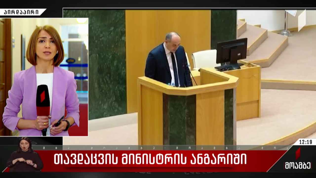 თავდაცვის მინისტრის ანგარიში