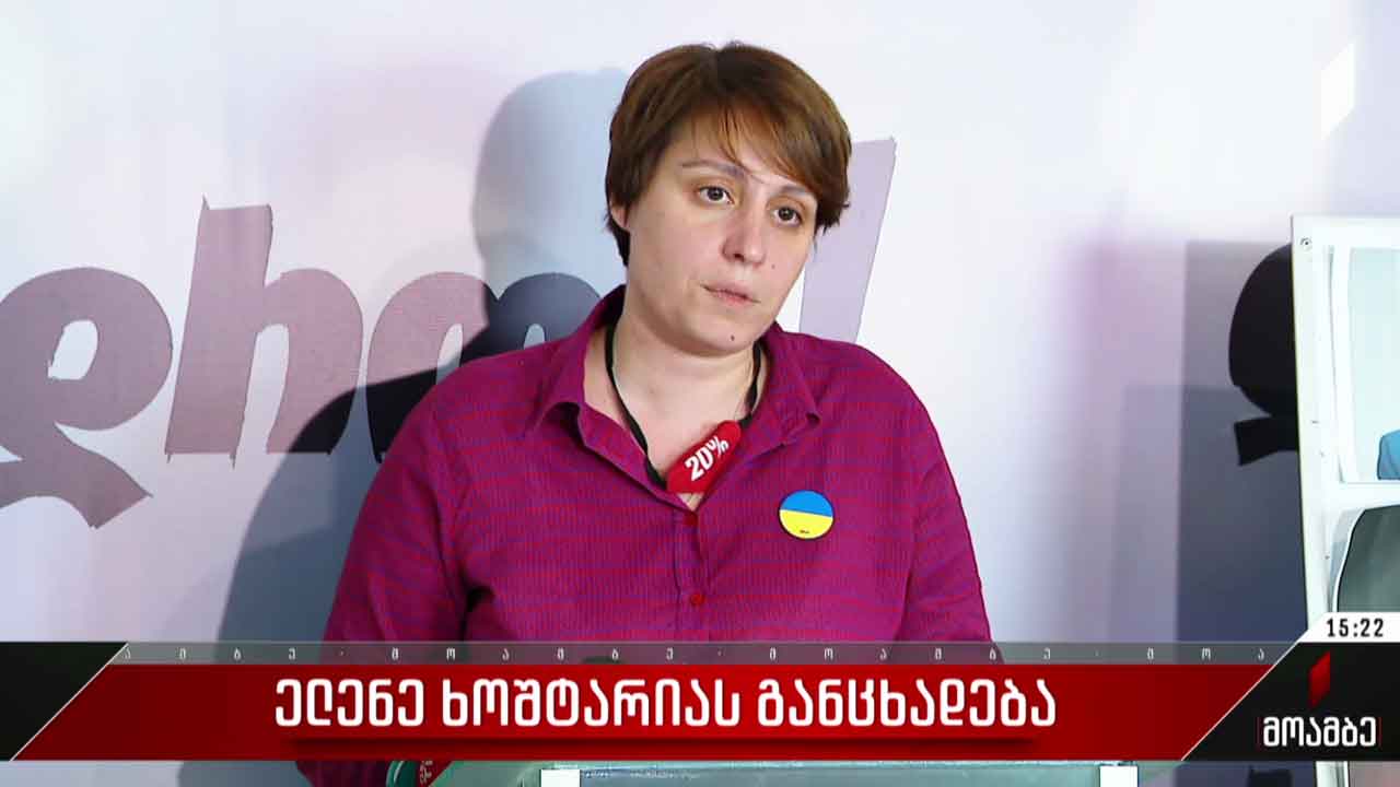 ელენე ხოშტარიას განცხადება