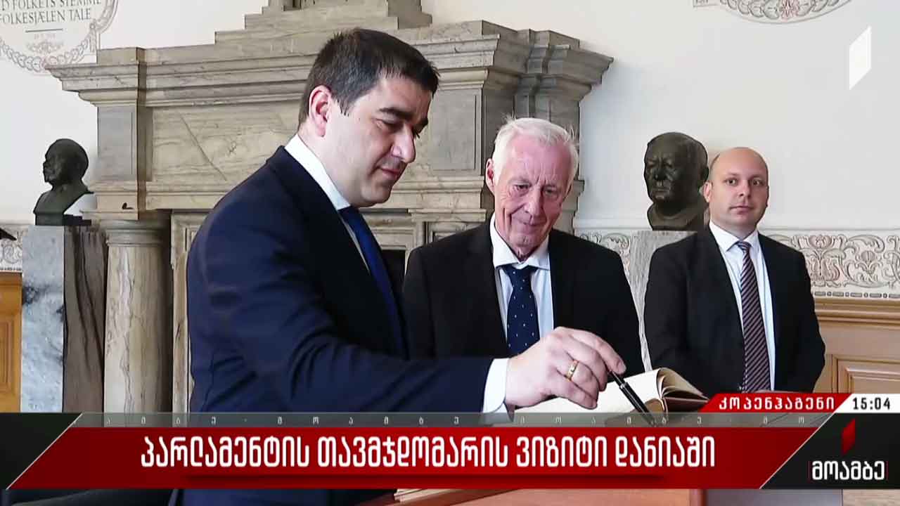პარლამენტის თავმჯდომარის ვიზიტი დანიაში
