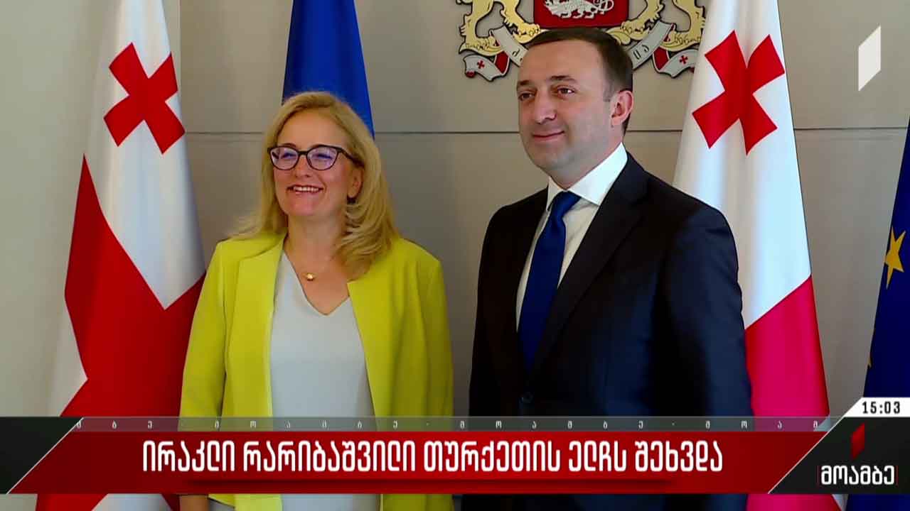 პრემიერ-მინისტრი თურქეთის ელჩს შეხვდა