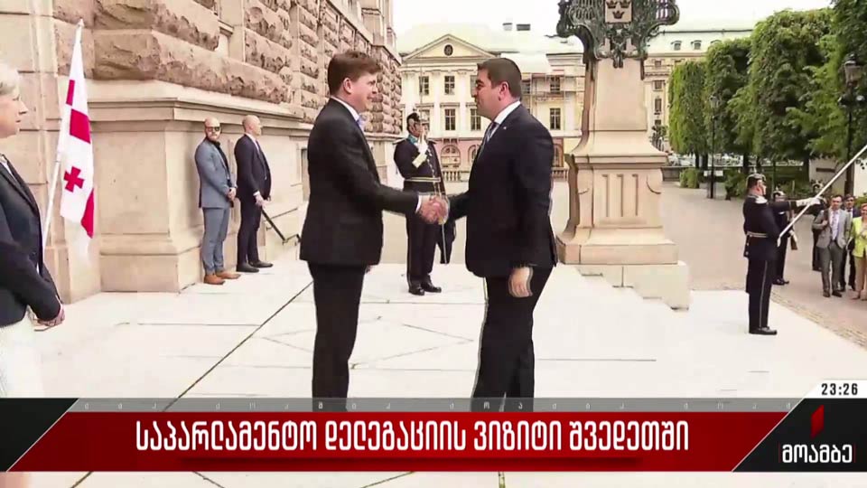 საპარლამენტო დელეგაციის ვიზიტი შვედეთში