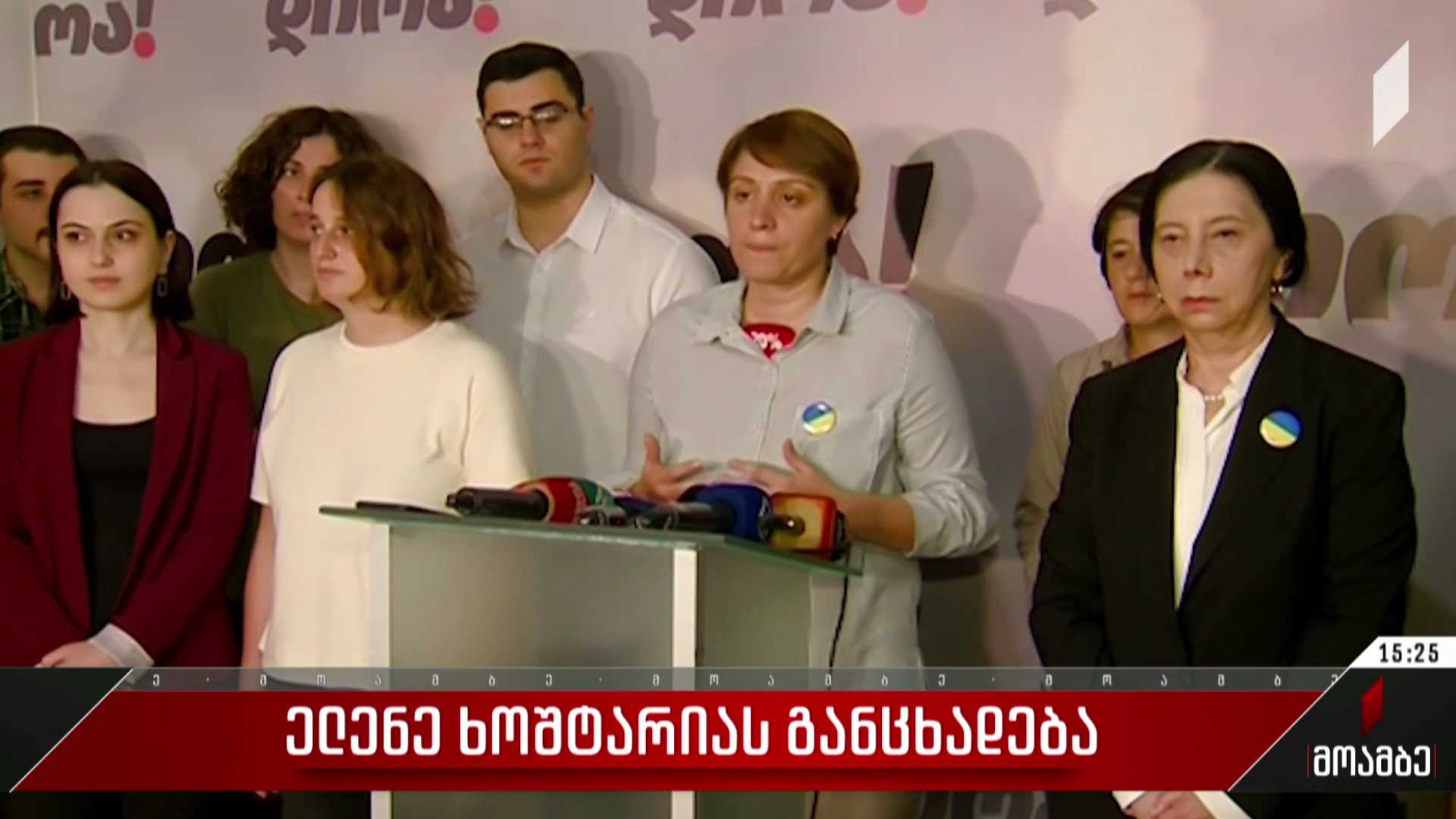ელენე ხოშტარიას განცხადება