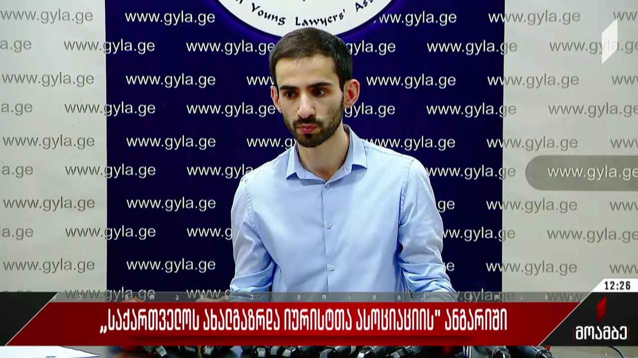 ახალგაზრდა იურისტთა ასოციაციის ანგარიში