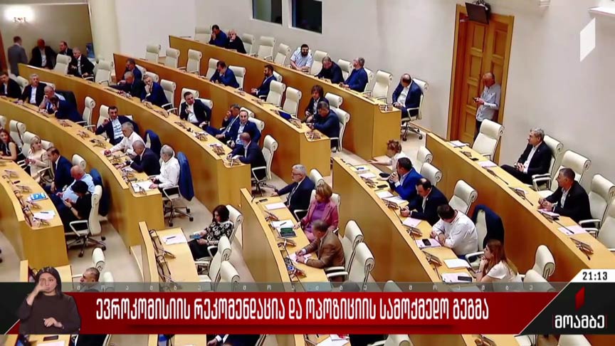 ევროკავშირის რეკომენდაცია და ოპოზიციის სამოქმედო გეგმა