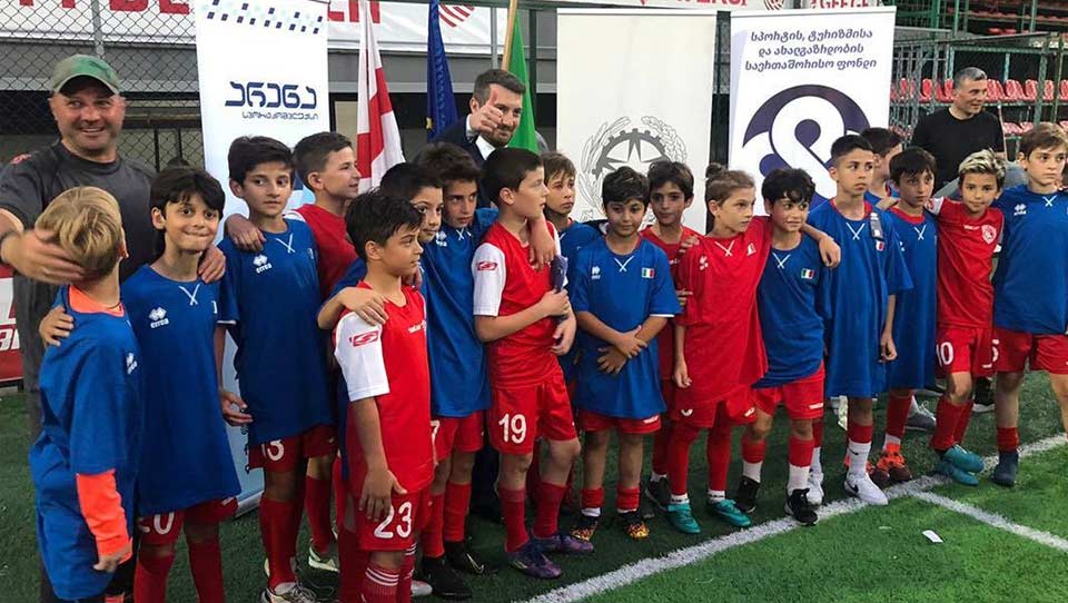 „ბენდელას“ სტადიონზე იტალიის საელჩოს თასი გათამაშდა #1TVSPORT