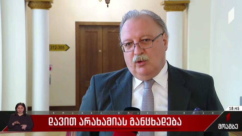 დავით არახამიას განცხადება - შეფასებები თბილისში