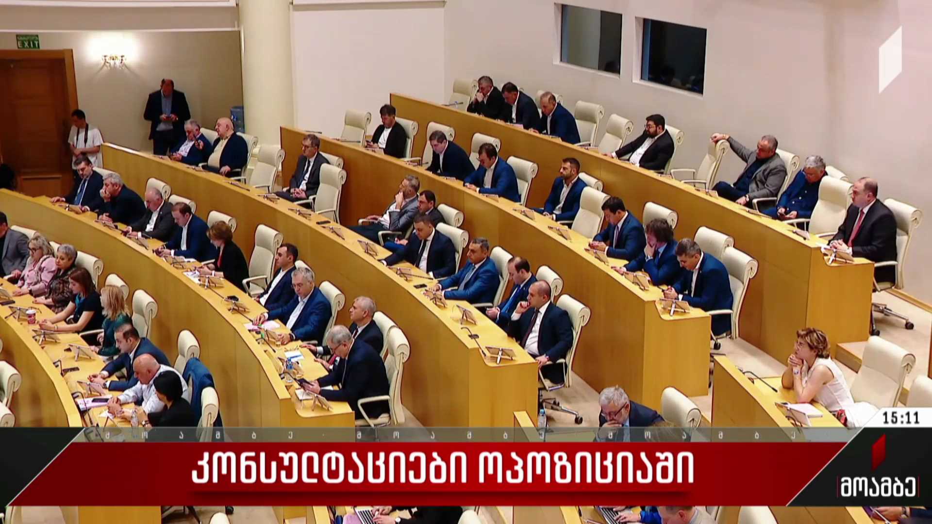 კონსულტაციები ოპოზიციაში