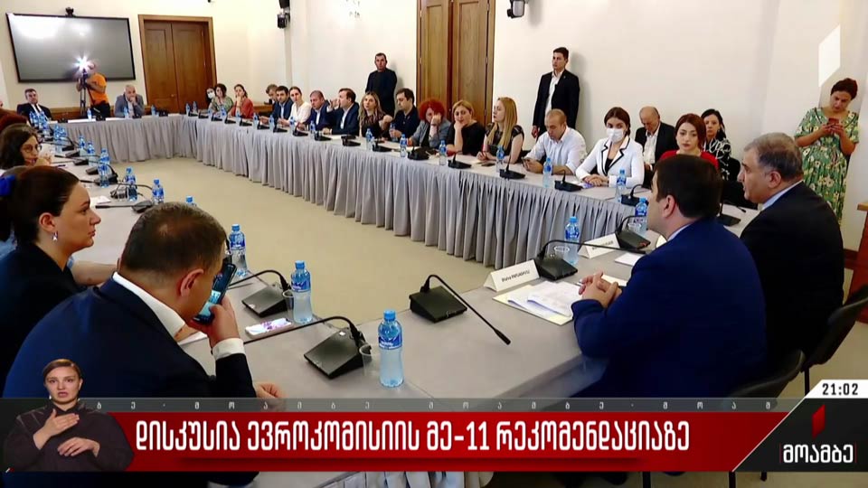 დისკუსია ევროკომისიის მე-11 რეკომენდაციაზე