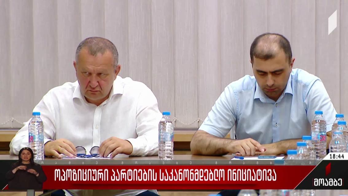 ოპოზიციური პარტიების საკანონმდებლო ინიციატივა