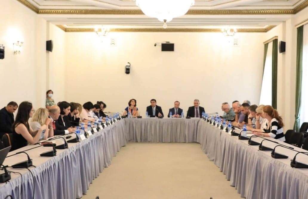 შალვა პაპუაშვილი ევროკომისიის რეკომენდაციებთან დაკავშირებით სამოქალაქო სექტორის წარმომადგენლებს შეხვდა